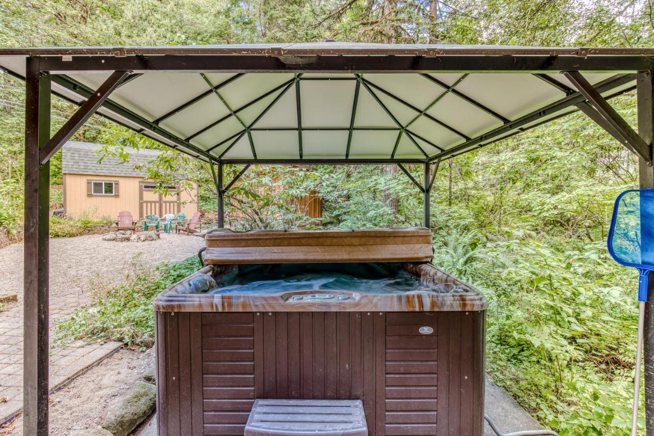Creekside Cabin Rhododendron Dış mekan fotoğraf