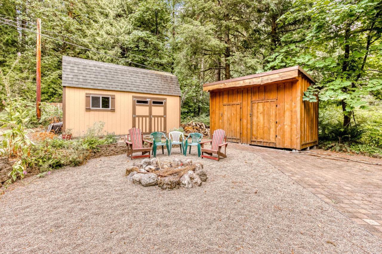 Creekside Cabin Rhododendron Dış mekan fotoğraf