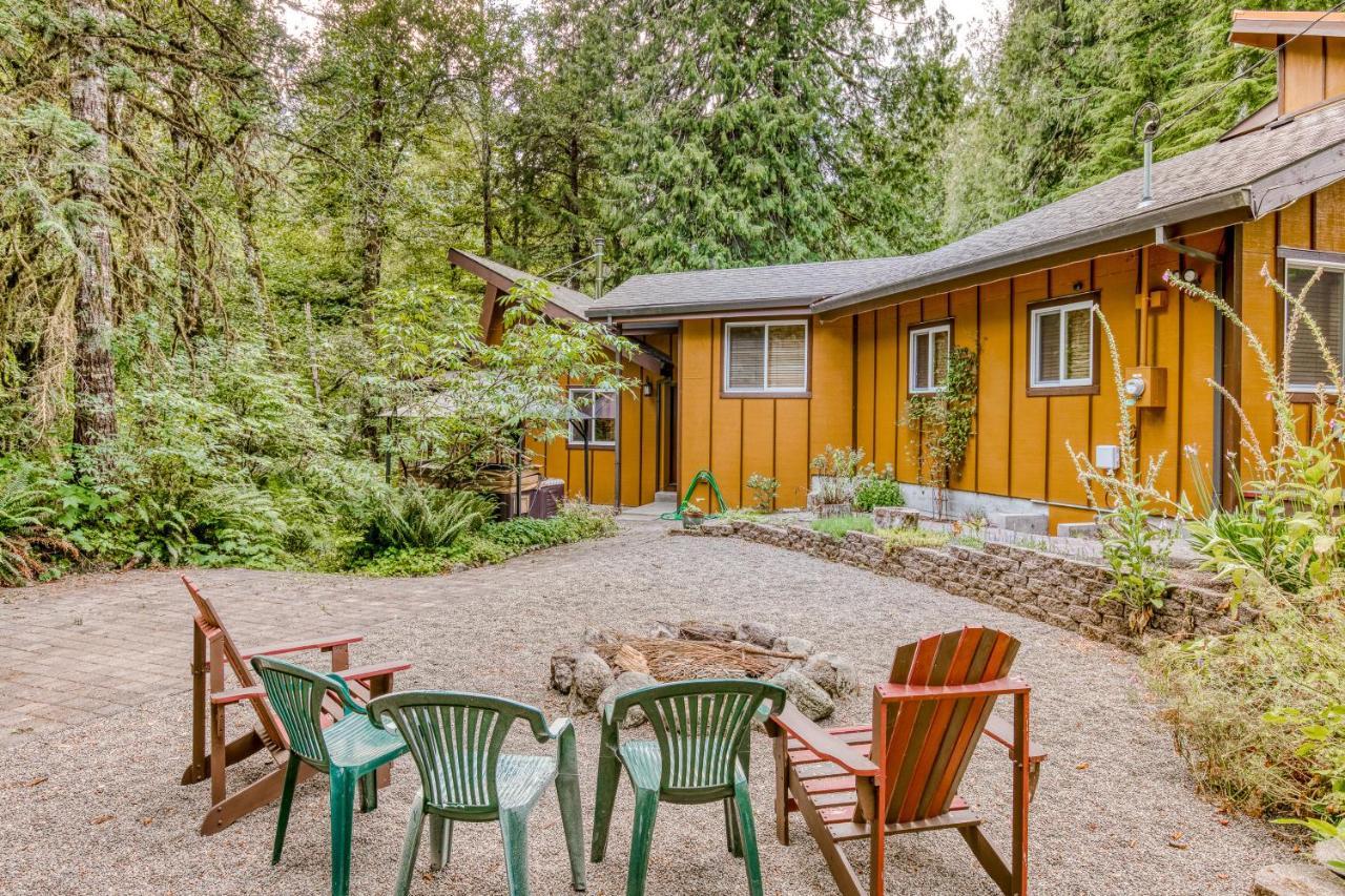 Creekside Cabin Rhododendron Dış mekan fotoğraf