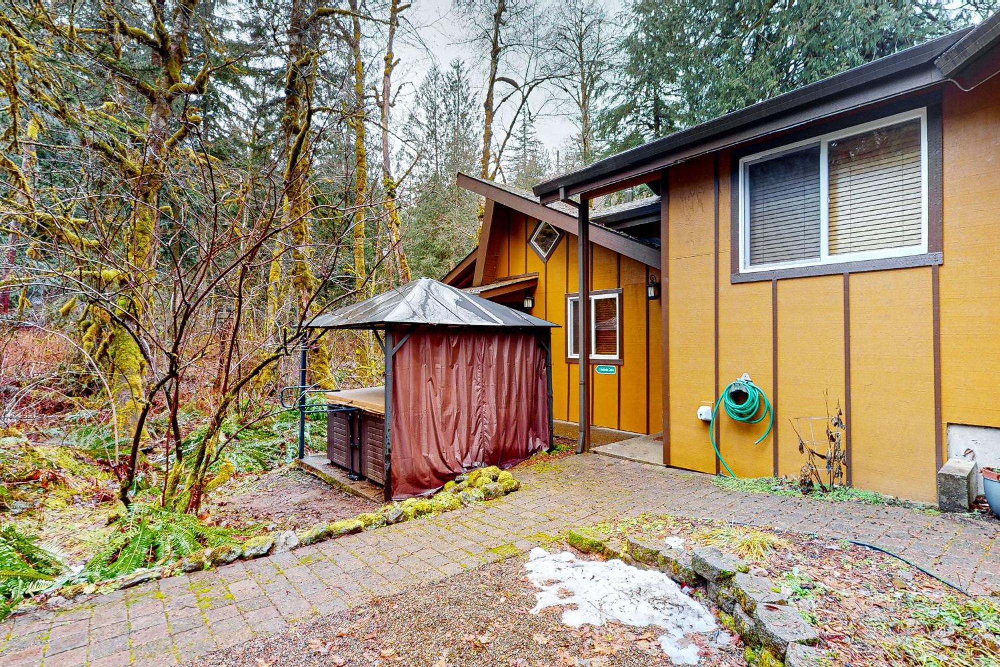 Creekside Cabin Rhododendron Dış mekan fotoğraf
