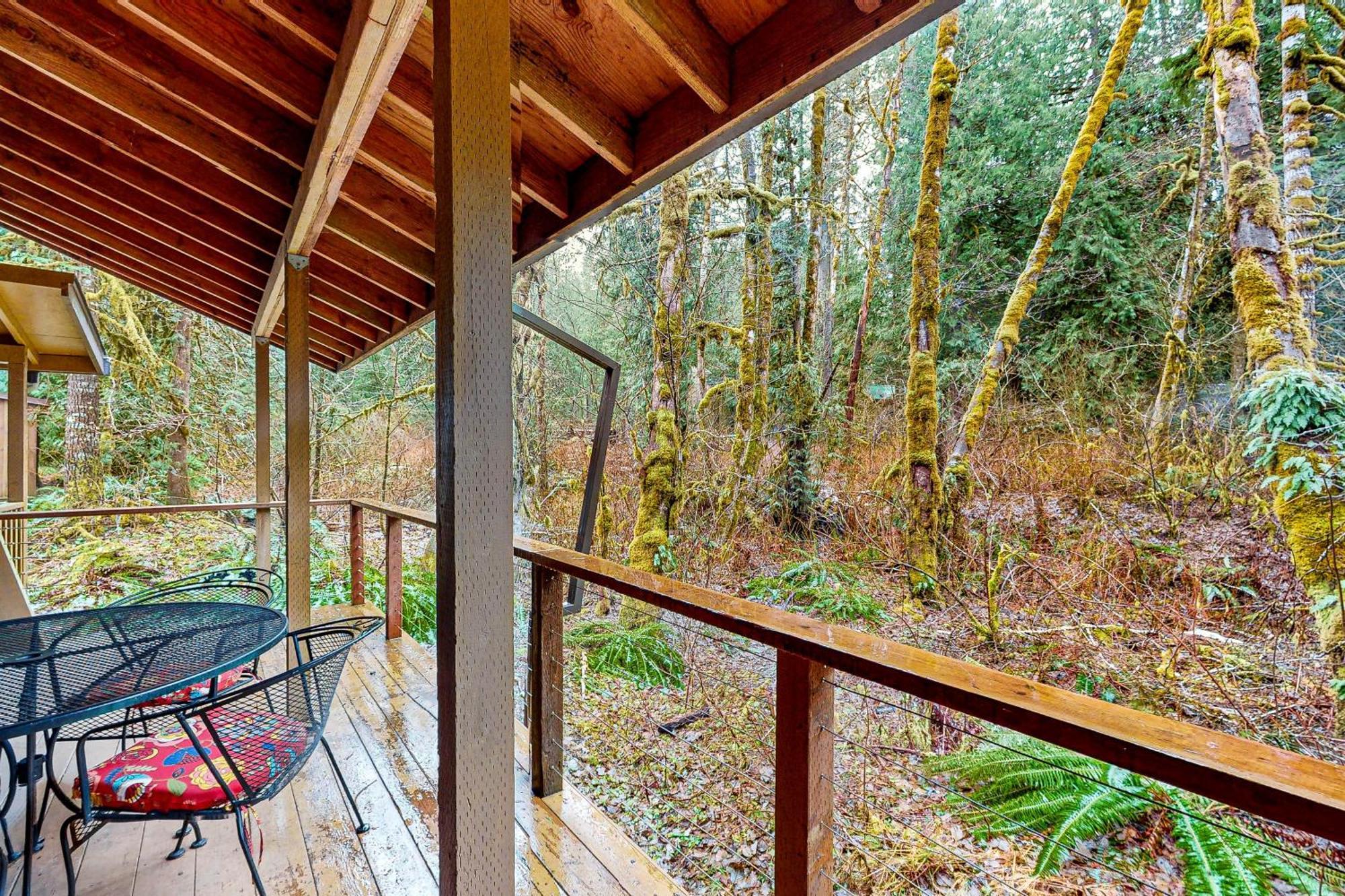 Creekside Cabin Rhododendron Dış mekan fotoğraf